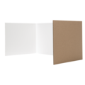Flipside Products 18 x 48 Privacy Shield White Corrugated Bulk, PK24 61848-24
